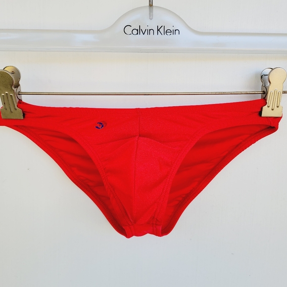 Joe Snyder Shining Enhancement Bikini Brief Red JS01 size medium - Picture 2 of 11
